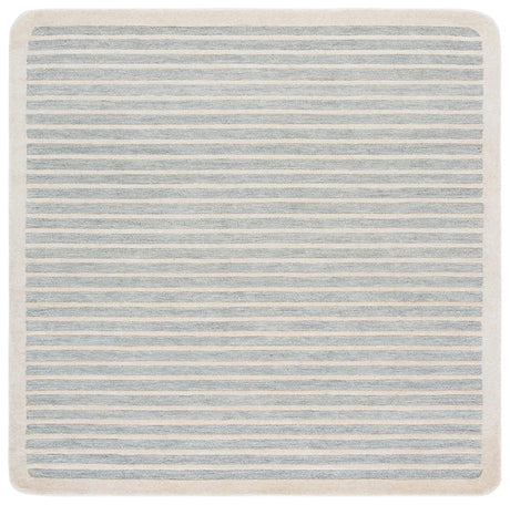 Safavieh Ebony 6'-0" x 6'-0" Rug in Light Blue / Ivory