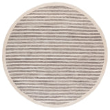 Safavieh Ebony 6'-0" x 6'-0" Rug in Brown / Ivory
