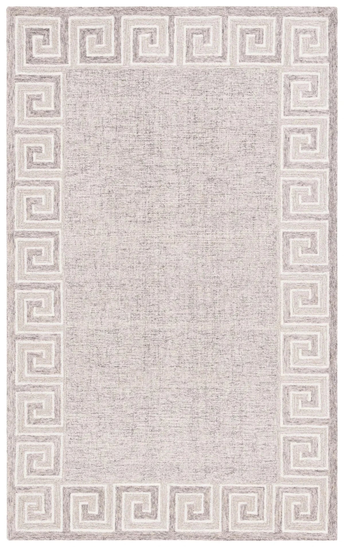 Safavieh Ebony 4'-0" x 6'-0" Rug in Dark Grey / Ivory