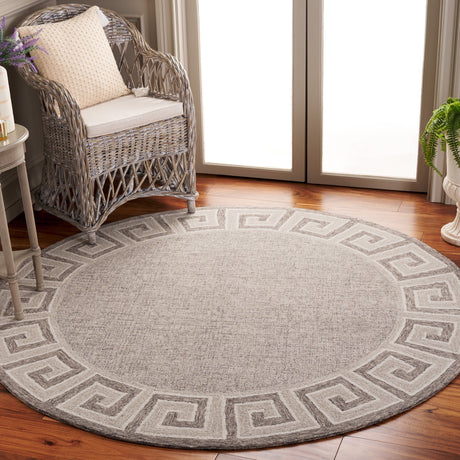 Safavieh Ebony Ebn354G Dark Grey/Ivory Rug - Safavieh - ebn354g - 6r