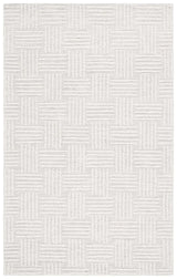 Safavieh Ebony 4'-0" x 6'-0" Rug in Light Grey / Ivory