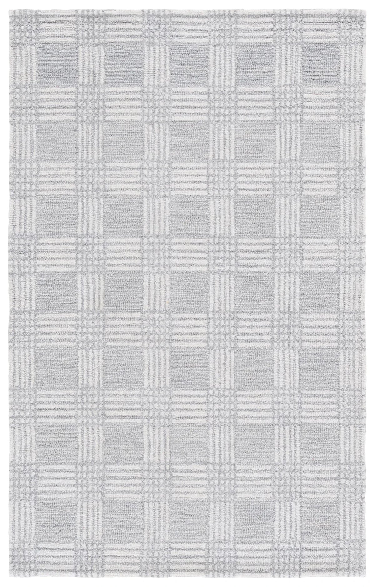Safavieh Ebony 3'-0" x 5'-0" Rug in Light Grey / Ivory