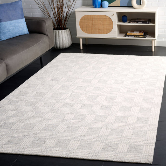 Safavieh Ebony Ebn358F Light Grey/Ivory Rug - Safavieh - ebn358f - 3