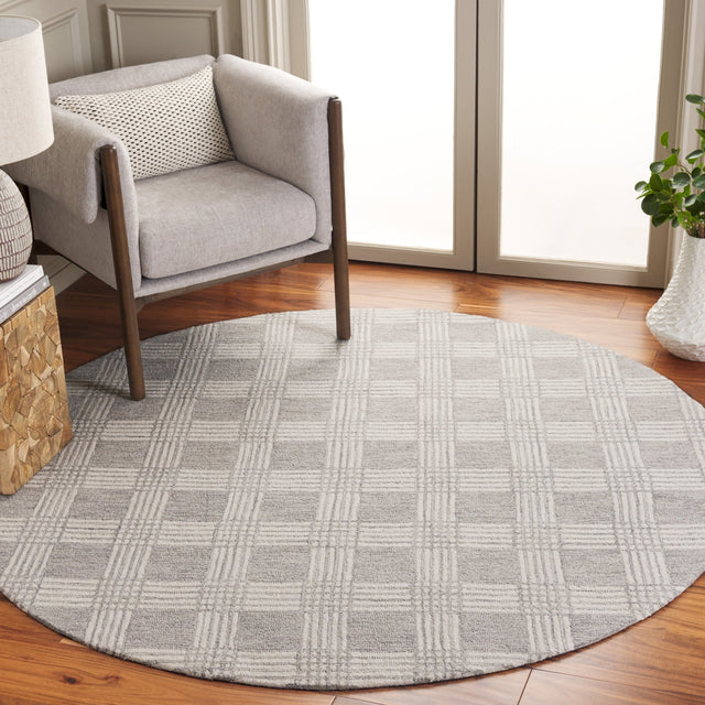 Safavieh Ebony Ebn358F Light Grey/Ivory Rug - Safavieh - ebn358f - 6r