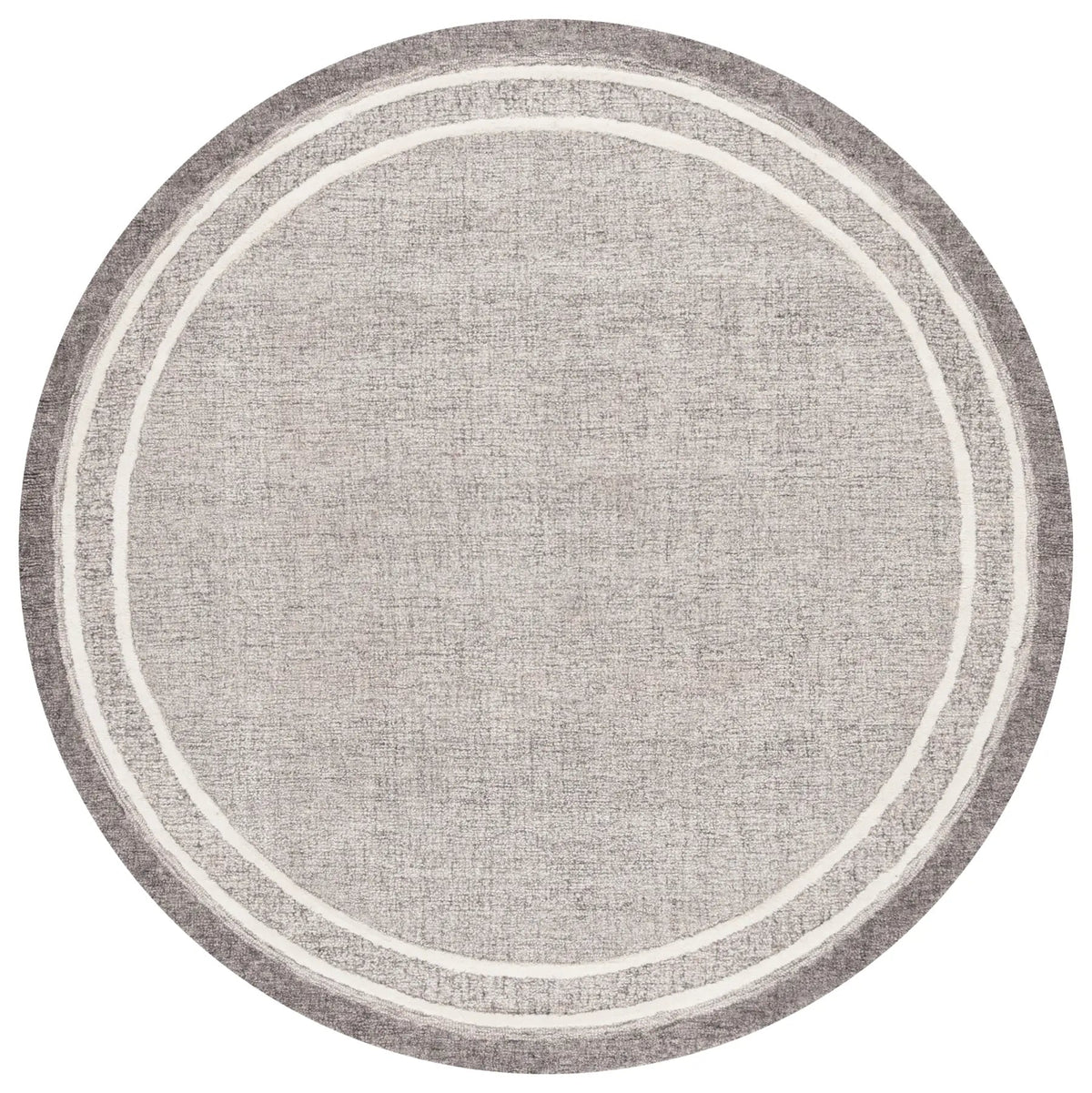 Safavieh Ebony 6'-0" x 6'-0" Rug in Grey / Ivory