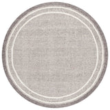 Safavieh Ebony 6'-0" x 6'-0" Rug in Grey / Ivory