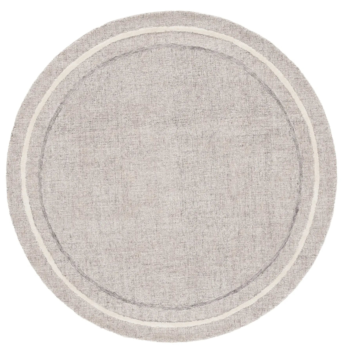 Safavieh Ebony 6'-0" x 6'-0" Rug in Grey / Ivory
