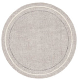 Safavieh Ebony 6'-0" x 6'-0" Rug in Grey / Ivory