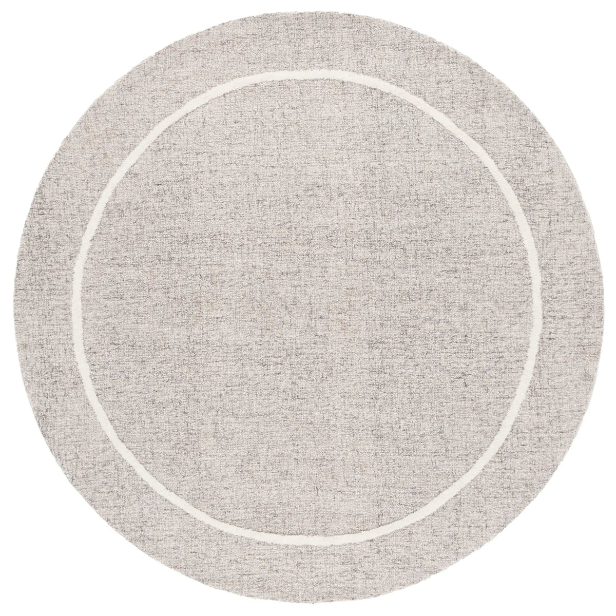 Safavieh Ebony 6'-0" x 6'-0" Rug in Grey / Ivory