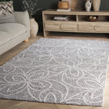 Safavieh Ebony 4'-0" x 6'-0" Rug in Grey / Ivory