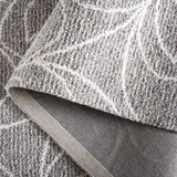 Safavieh Ebony 4'-0" x 6'-0" Rug in Grey / Ivory