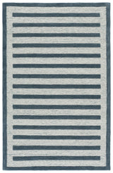 Safavieh Ebony 5'-0" x 8'-0" Rug in Blue / Ivory