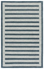 Safavieh Ebony 5'-0" x 8'-0" Rug in Blue / Ivory