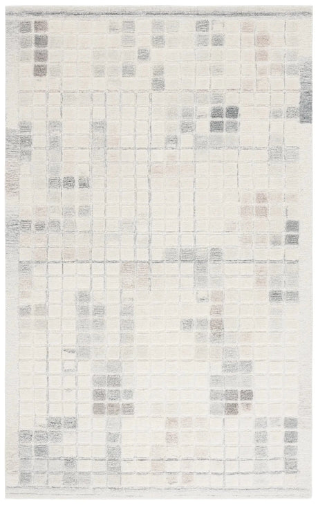 Safavieh Ebony 4'-0" x 6'-0" Rug in Ivory / Grey