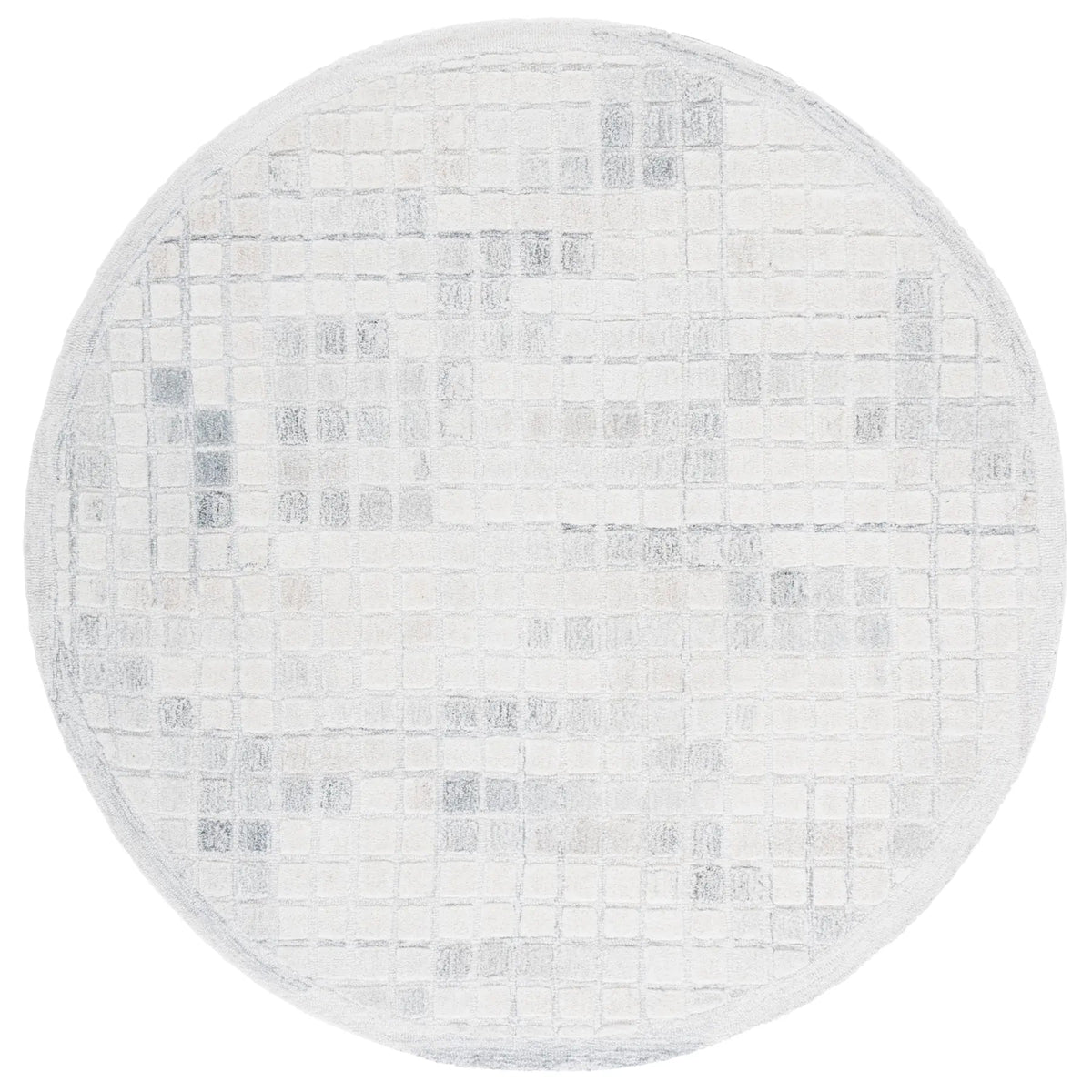 Safavieh Ebony 6'-0" x 6'-0" Rug in Ivory / Grey