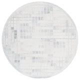 Safavieh Ebony 6'-0" x 6'-0" Rug in Ivory / Grey