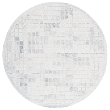 Safavieh Ebony 6'-0" x 6'-0" Rug in Ivory / Grey