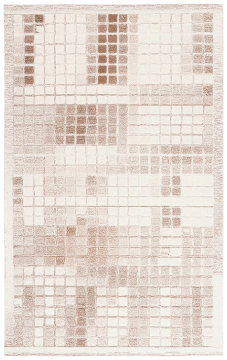 Safavieh Ebony 4'-0" x 6'-0" Rug in Ivory / Brown