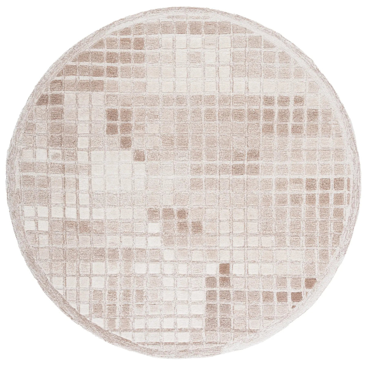 Safavieh Ebony 6'-0" x 6'-0" Rug in Ivory / Brown