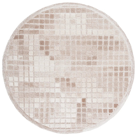 Safavieh Ebony 6'-0" x 6'-0" Rug in Ivory / Brown