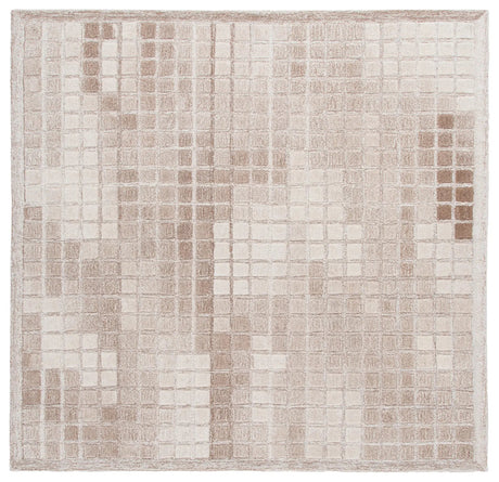 Safavieh Ebony 6'-0" x 6'-0" Rug in Ivory / Brown