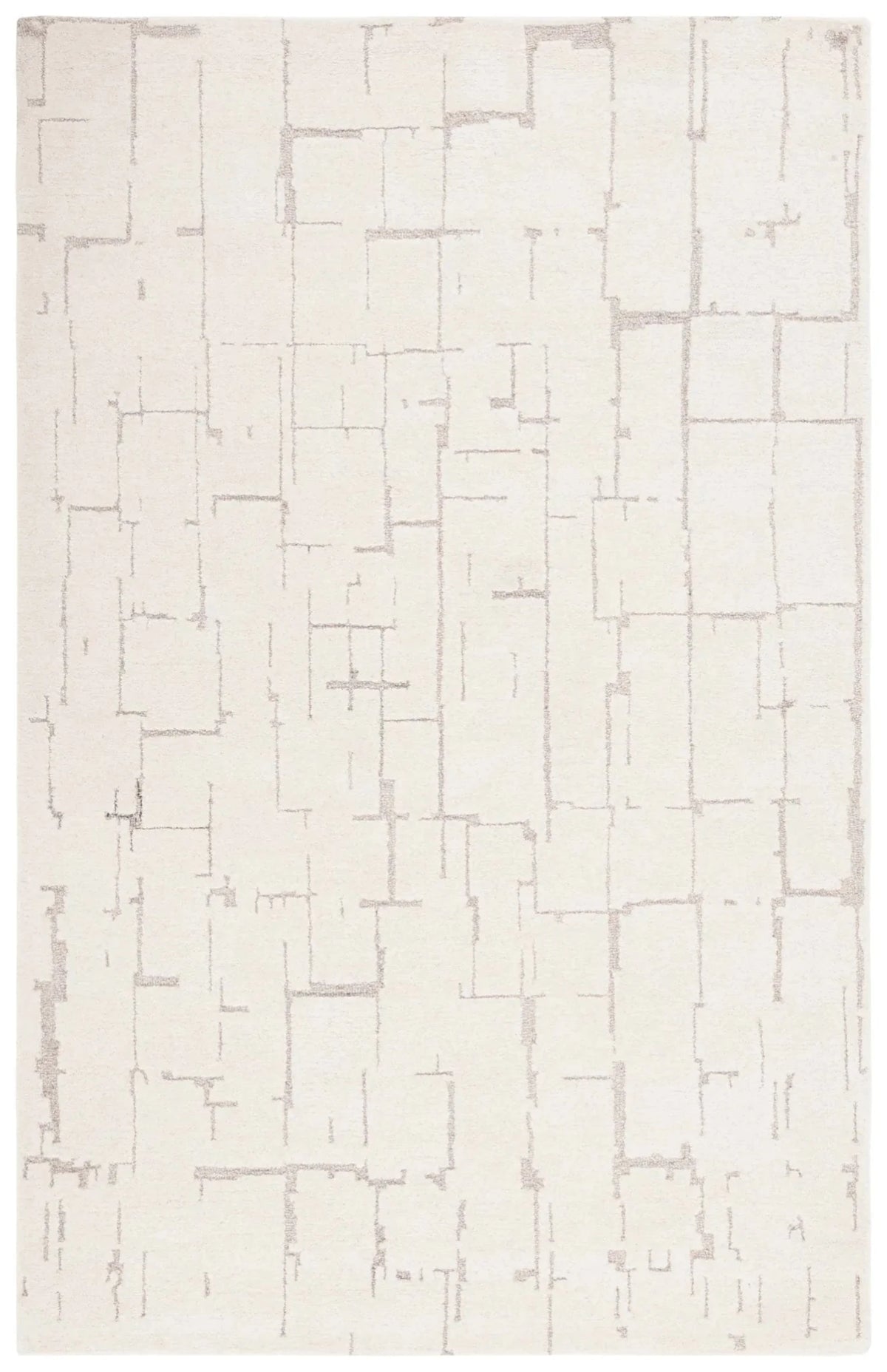 Safavieh Ebony 4'-0" x 6'-0" Rug in Ivory / Grey