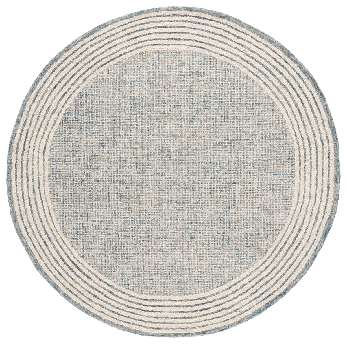 Safavieh Ebony 6'-0" x 6'-0" Rug in Blue / Ivory