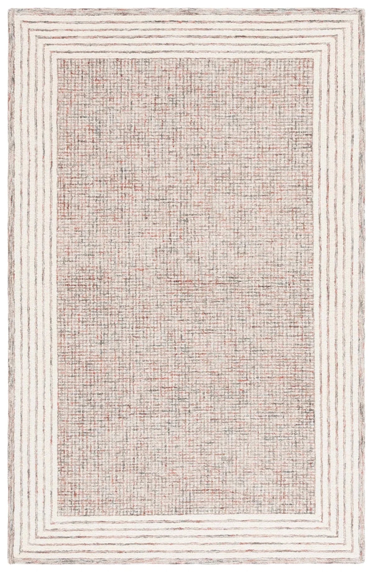 Safavieh Ebony 4'-0" x 6'-0" Rug in Ivory / Red