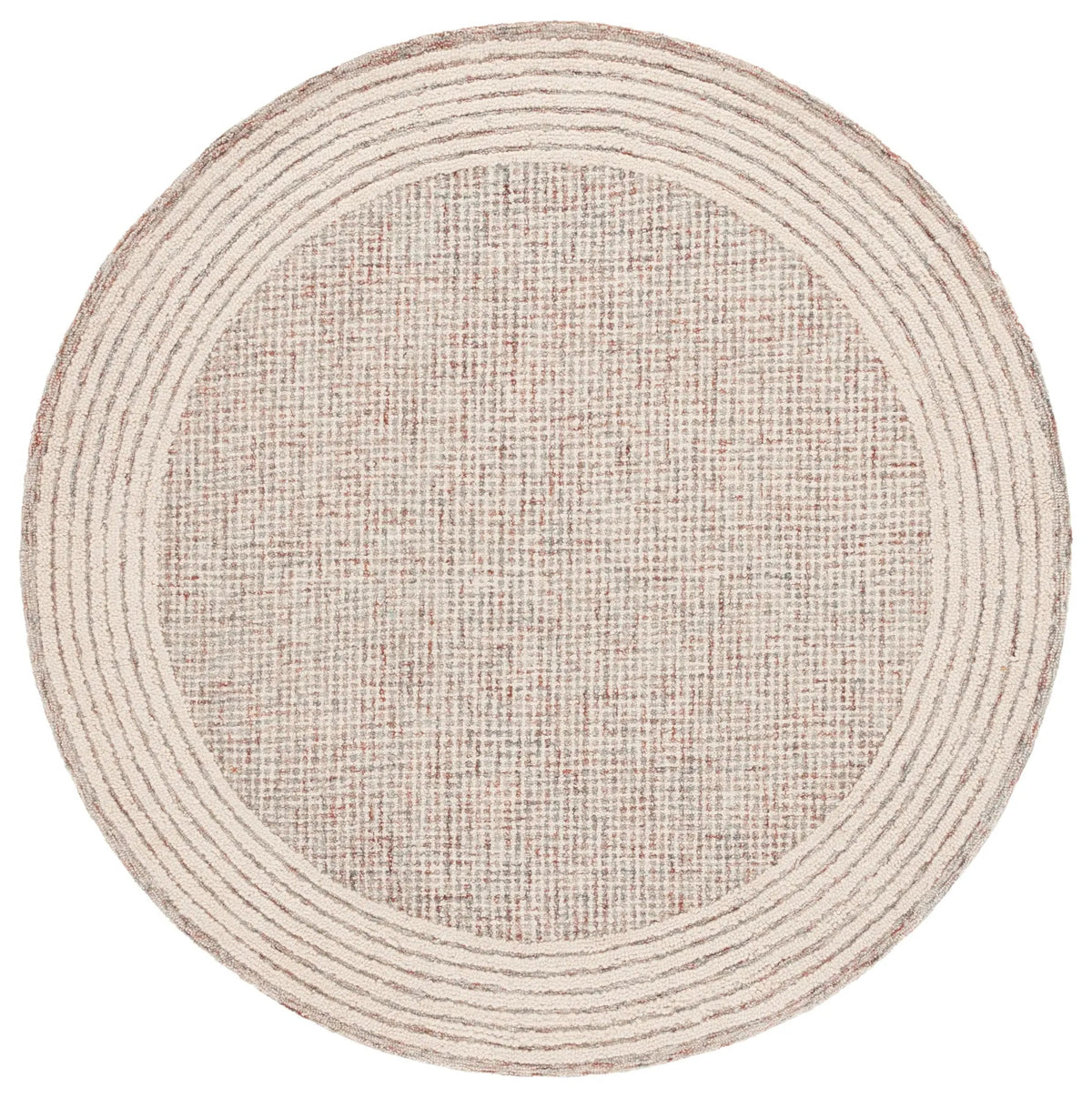 Safavieh Ebony 6'-0" x 6'-0" Rug in Ivory / Red