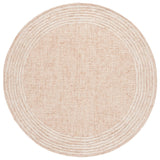 Safavieh Ebony 6'-0" x 6'-0" Rug in Ivory / Pink