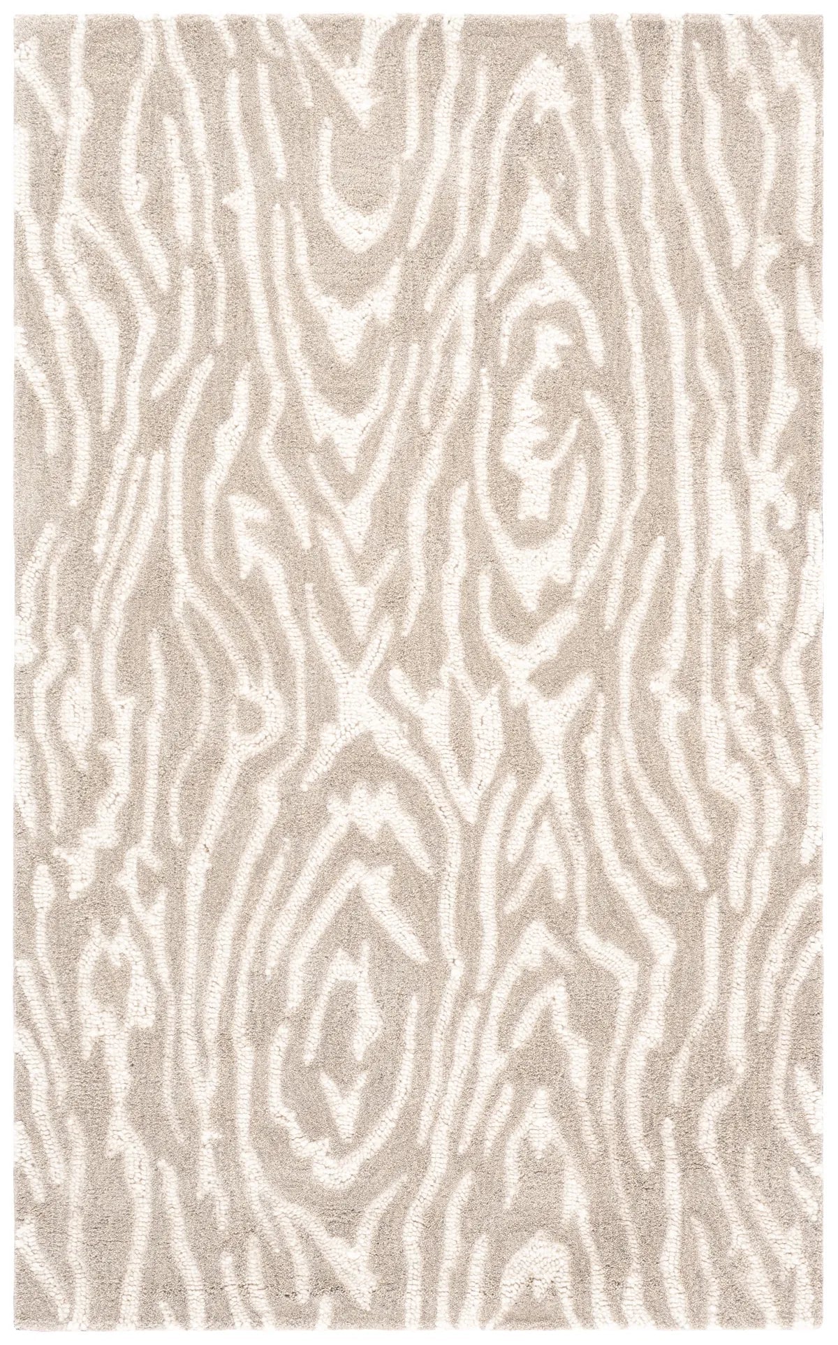 Safavieh Ebony 3'-0" x 5'-0" Rug in Grey / Ivory