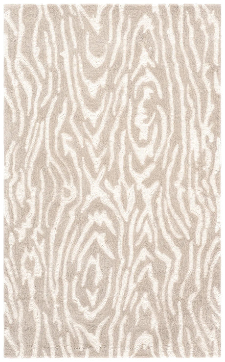 Safavieh Ebony 3'-0" x 5'-0" Rug in Grey / Ivory