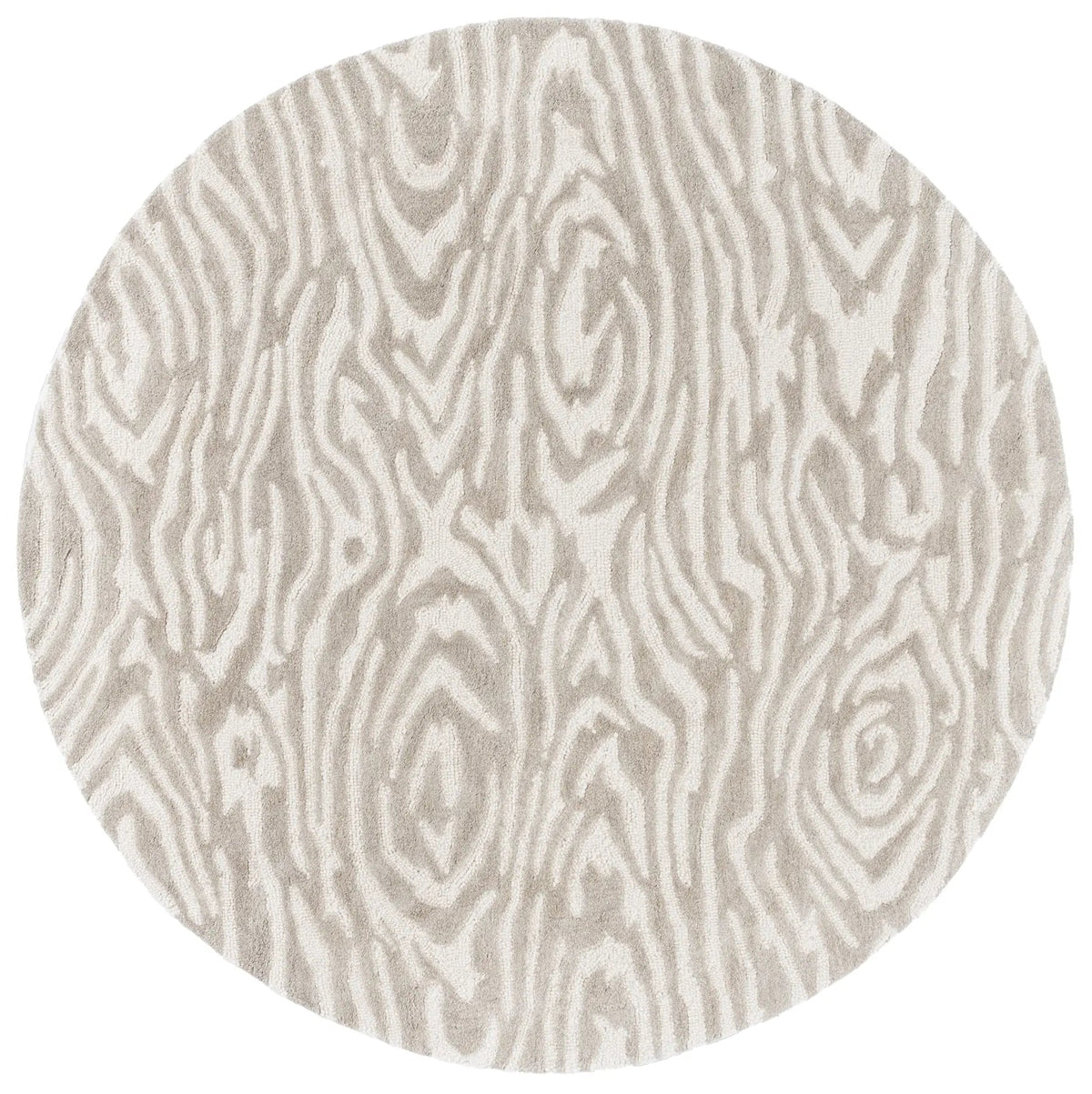 Safavieh Ebony 6'-0" x 6'-0" Rug in Grey / Ivory