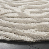 Safavieh Ebony 6'-0" x 6'-0" Rug in Grey / Ivory