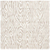 Safavieh Ebony 6'-0" x 6'-0" Rug in Grey / Ivory