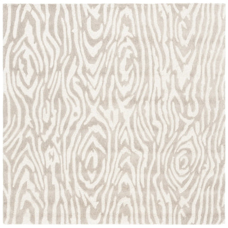 Safavieh Ebony 6'-0" x 6'-0" Rug in Grey / Ivory