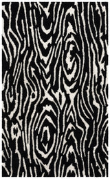 Safavieh Ebony 3'-0" x 5'-0" Rug in Black / Ivory