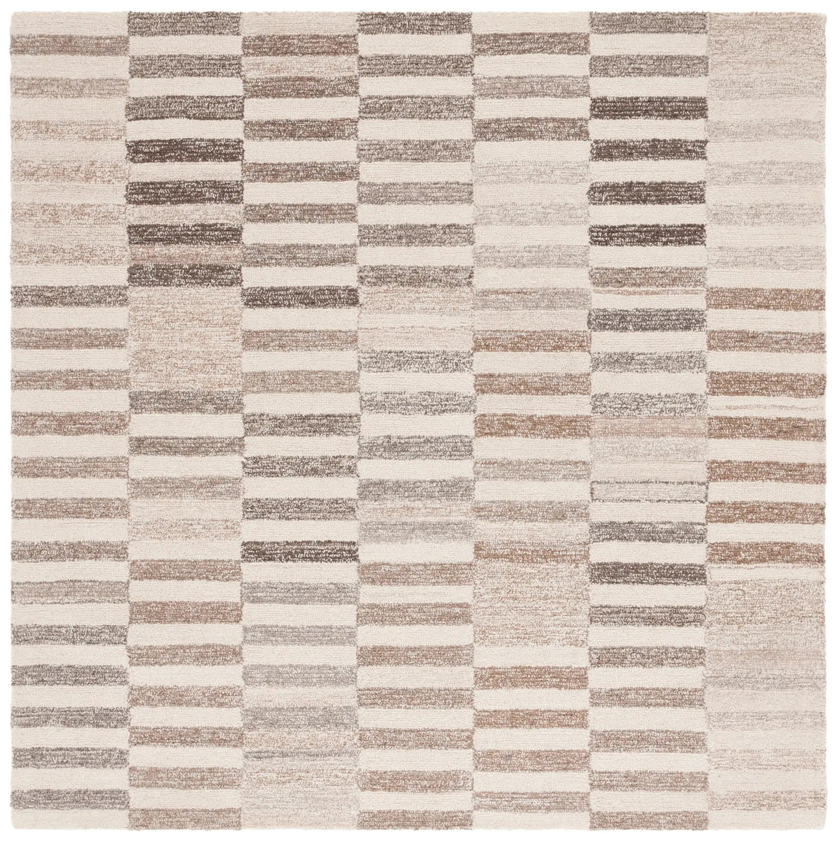Safavieh Ebony 6'-0" x 6'-0" Rug in Beige / Ivory