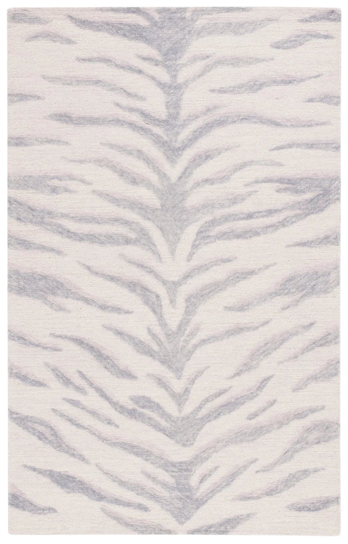 Safavieh Ebony 4'-0" x 6'-0" Rug in Grey / Ivory