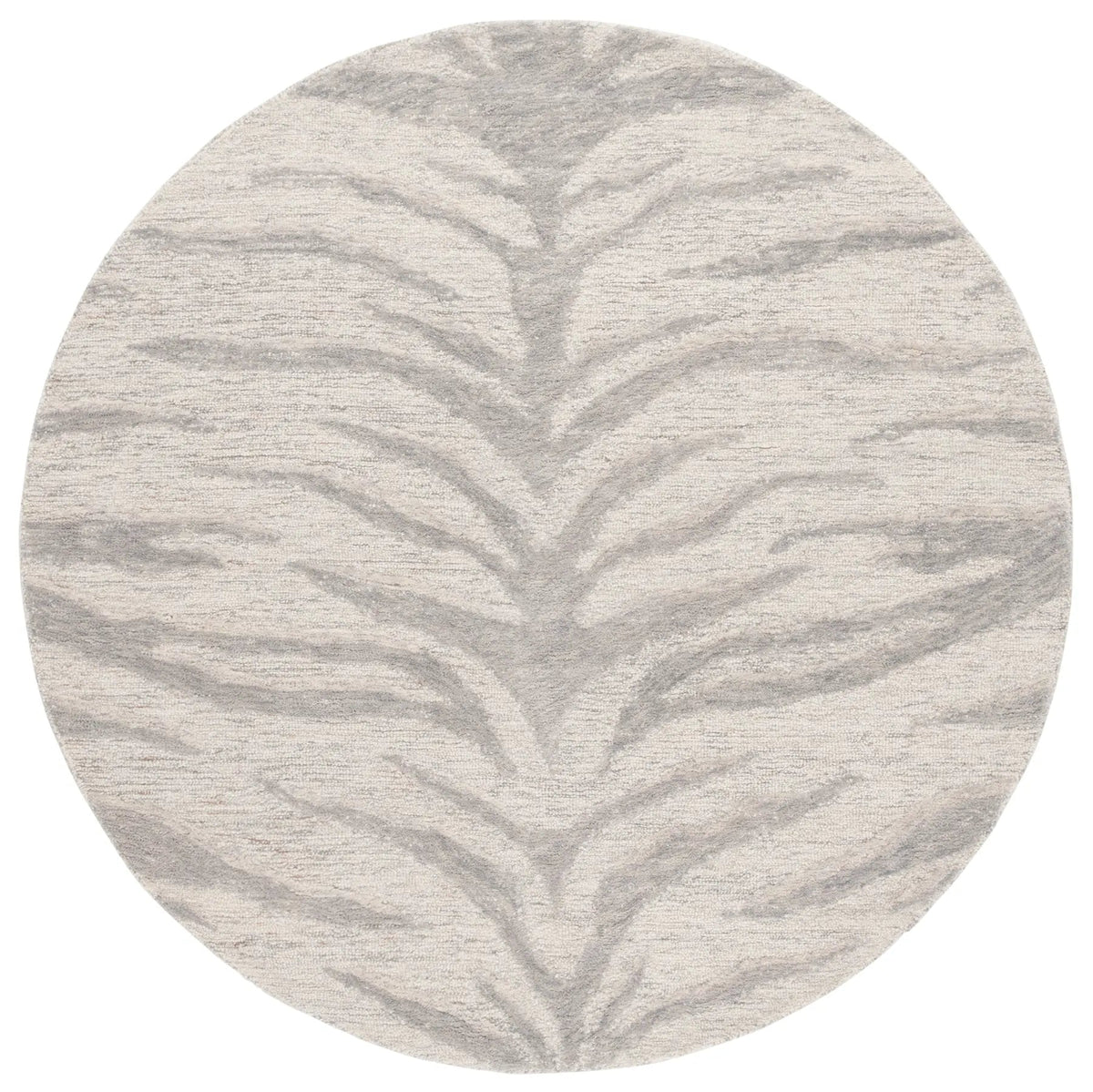 Safavieh Ebony 6'-0" x 6'-0" Rug in Grey / Ivory
