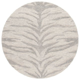 Safavieh Ebony 6'-0" x 6'-0" Rug in Grey / Ivory