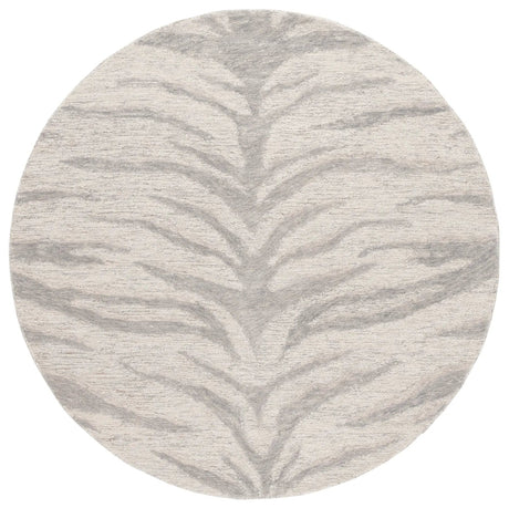 Safavieh Ebony 6'-0" x 6'-0" Rug in Grey / Ivory