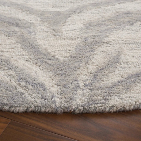 Safavieh Ebony 6'-0" x 6'-0" Rug in Grey / Ivory