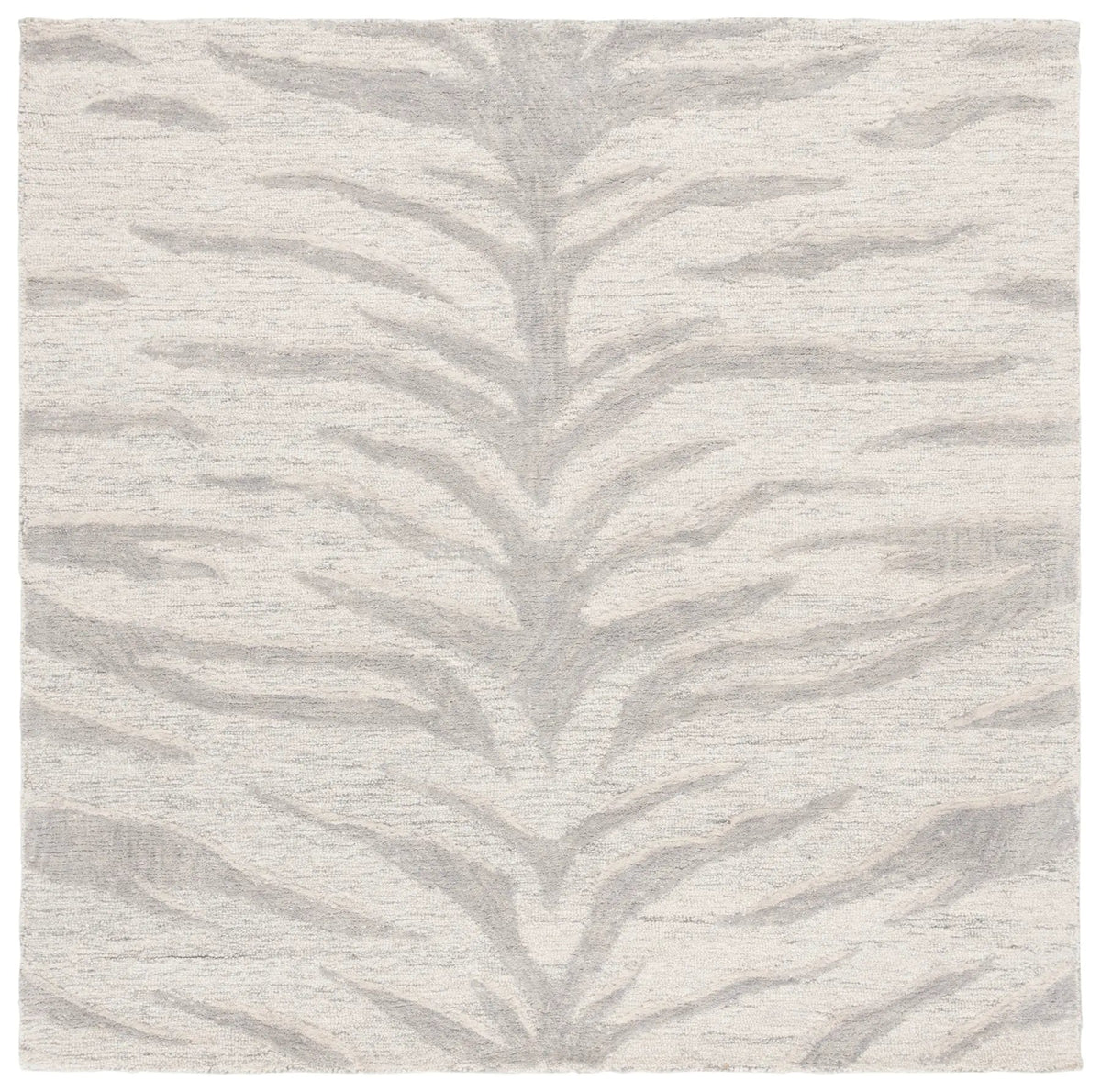 Safavieh Ebony 6'-0" x 6'-0" Rug in Grey / Ivory