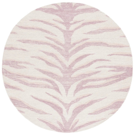Safavieh Ebony 6'-0" x 6'-0" Rug in Pink / Ivory