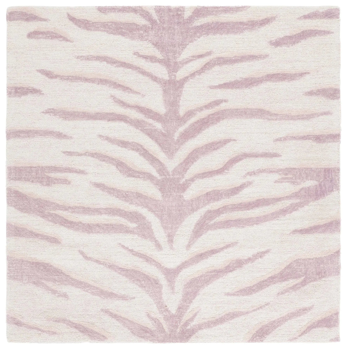 Safavieh Ebony 6'-0" x 6'-0" Rug in Pink / Ivory
