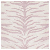 Safavieh Ebony 6'-0" x 6'-0" Rug in Pink / Ivory