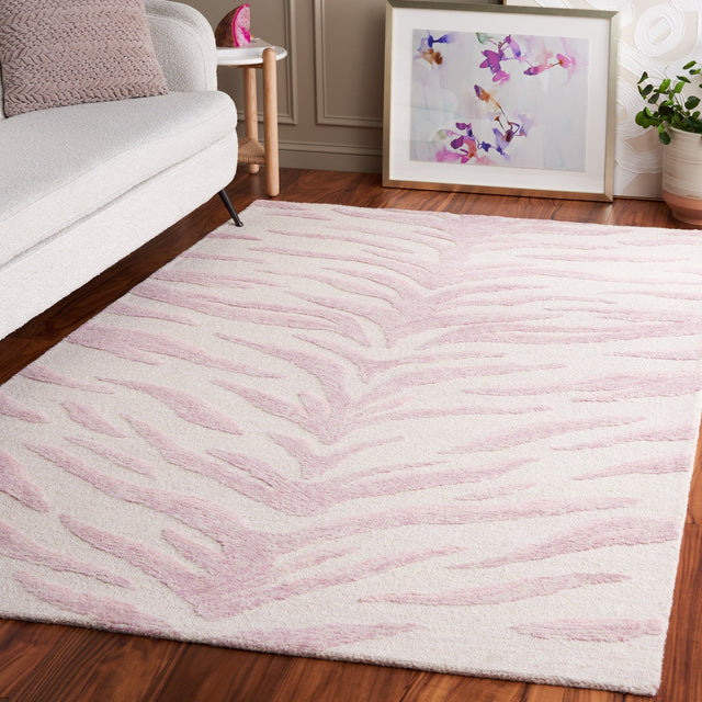 Safavieh Ebony Ebn603U Pink/Ivory Rug - Safavieh - ebn603u - 3