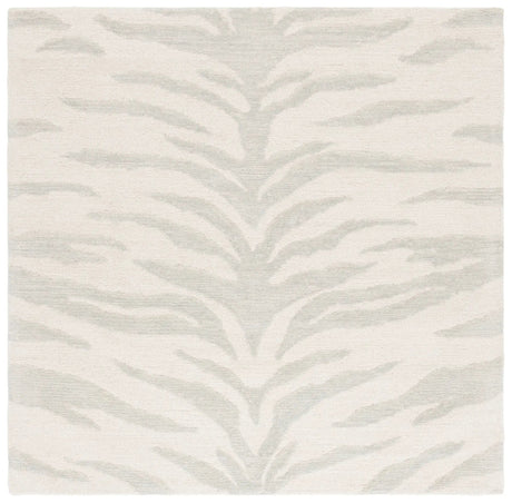 Safavieh Ebony 6'-0" x 6'-0" Rug in Green / Ivory