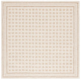Safavieh Ebony 6'-0" x 6'-0" Rug in Ivory / Beige